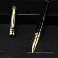 Luxury Office Pens Metal Black Signature Ballpoint Pens for Business Writing School Supplies Stationery Customized Logo